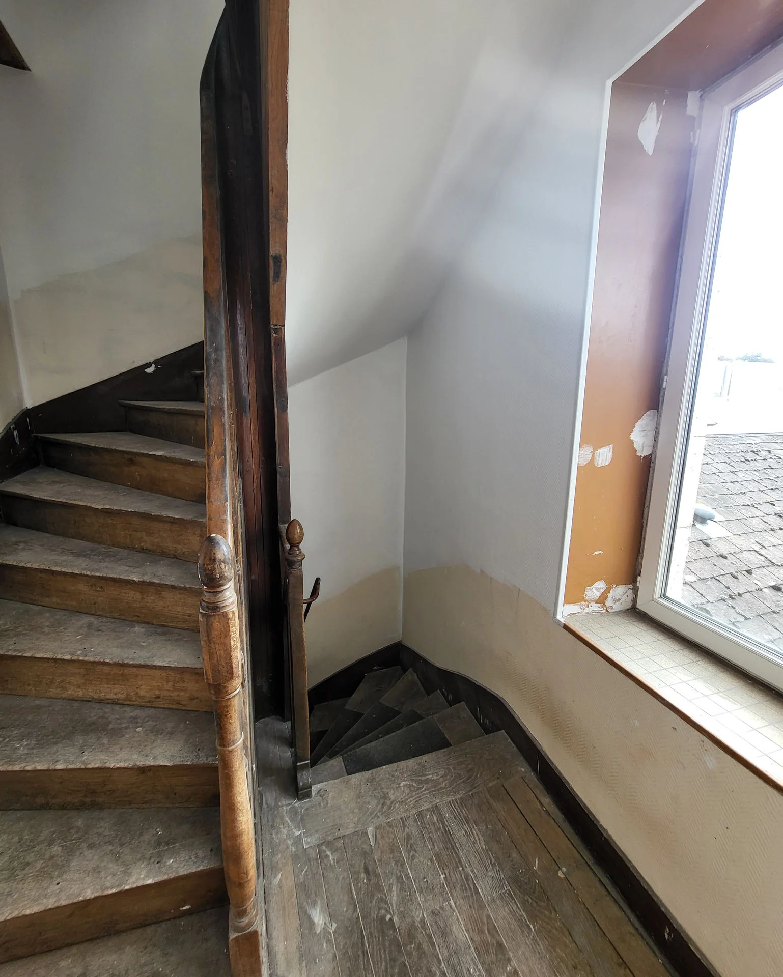 Cage d'escalier rénovée